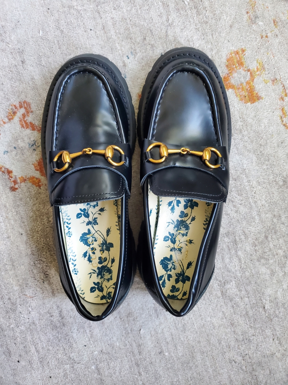 Gucci Harald Horsebit Women's Leather Loafers Size 41